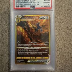 Pokémon Origin Forme Dialga VSTAR PSA 10