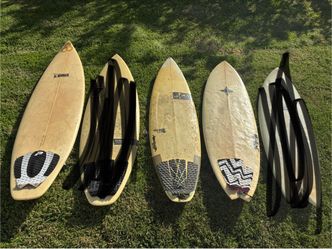 Well kept surfboards