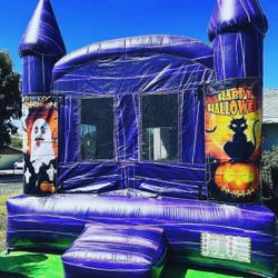 Halloween jumper the banners are separated if you want a banner it’s $25 for banner I have the frozen banner and I have a Halloween banner and t they’