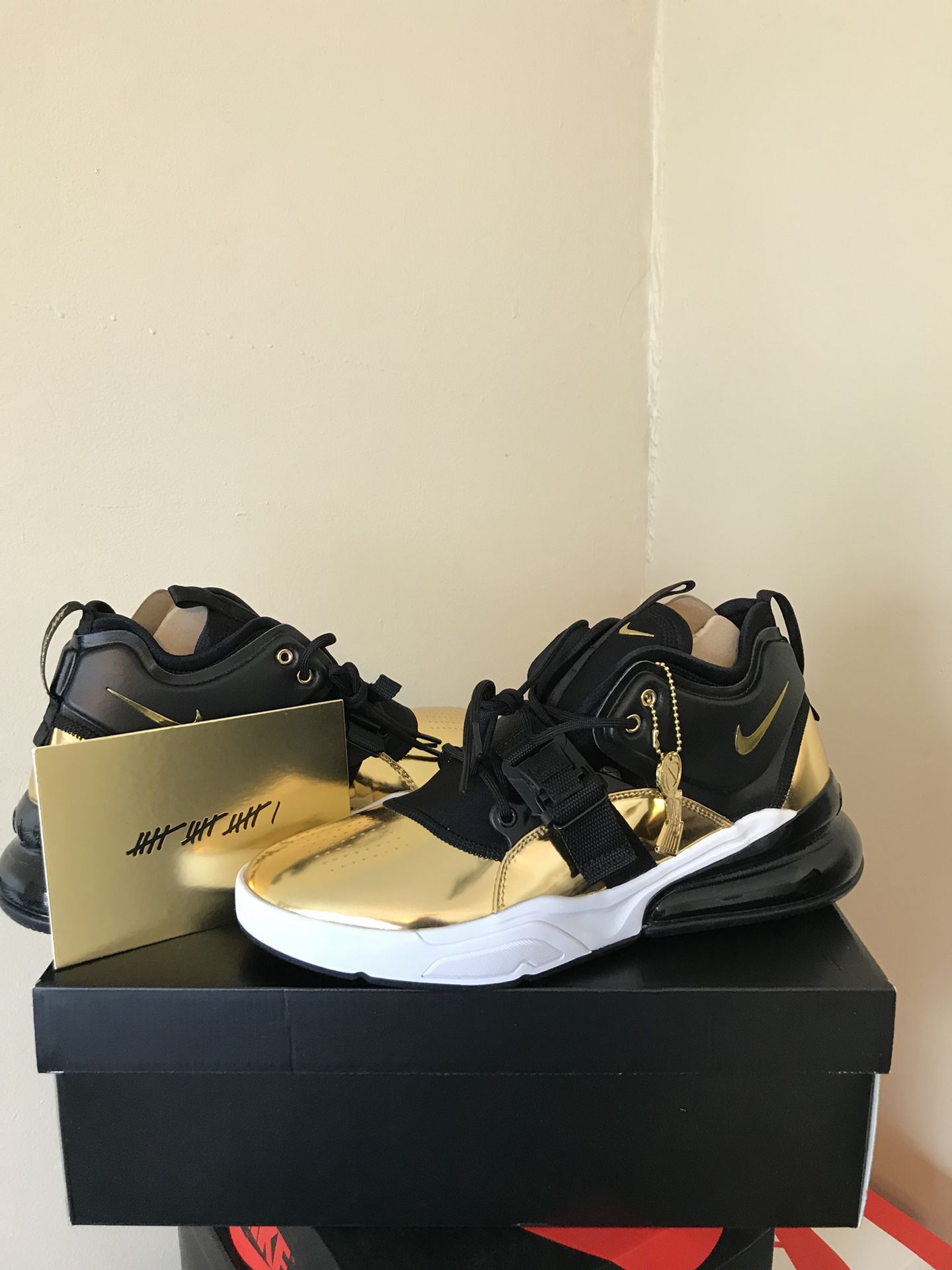Nike Air Force 270 Gold Standard Think 16 Size for Sale in Fort Lauderdale, FL OfferUp