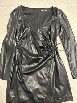 Zara Leather Dress