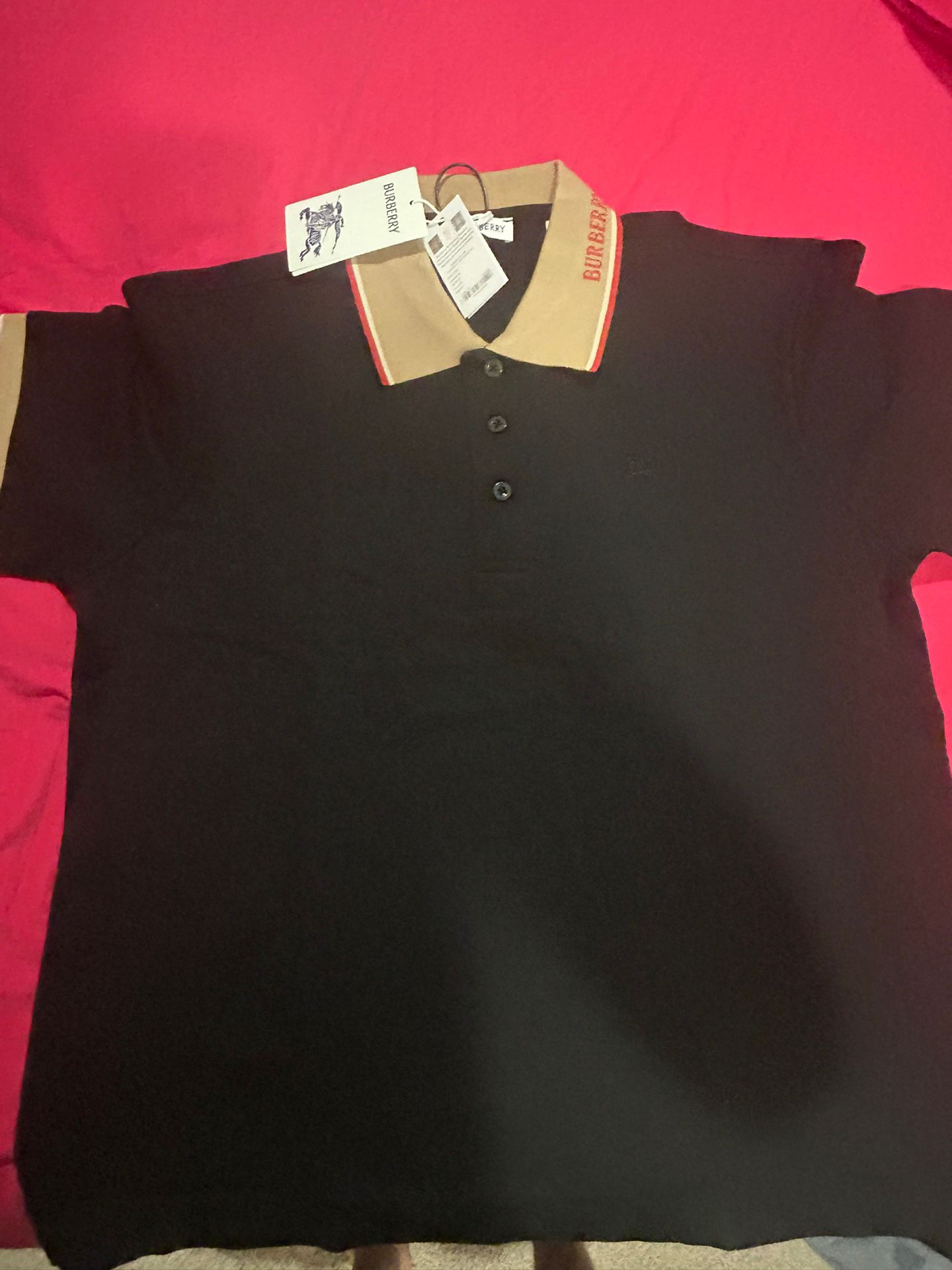 Burberry Men’s Collar Shirt Size Large