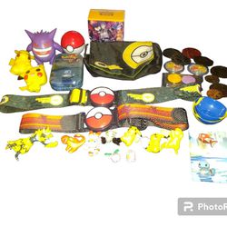 lots of pokemon collectables  