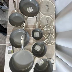 GreenPan Eras Ceramic Non-Stick 11-piece Cookware Set