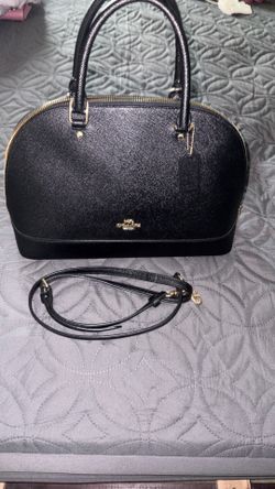 Coach black sierra satchel