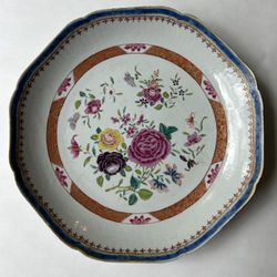 18th Century Antique Chinese Porcelain Plate