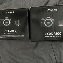 Canon - EOS R100 4K Video Mirrorless Camera with RF-S 18-45mm f/4.5-6.3 IS  STM Lens - Black for Sale in Medley, FL - OfferUp