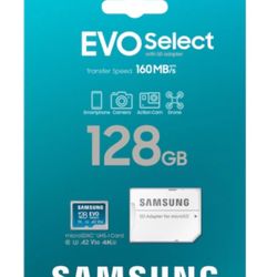 128gb Samsung microsd Card. Brand New