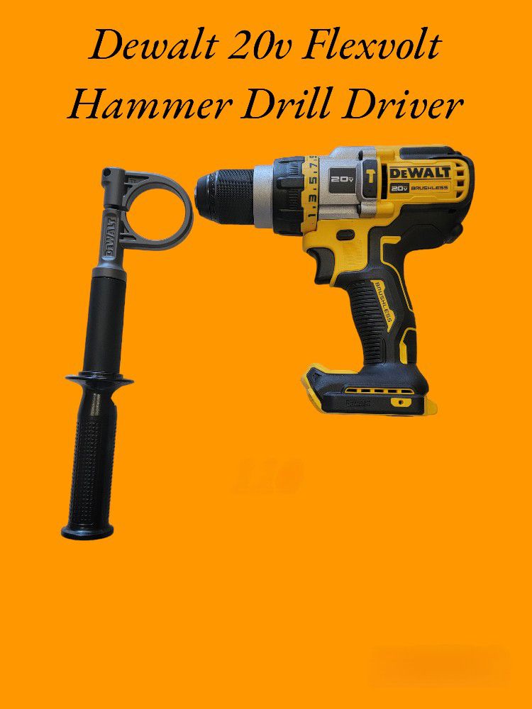 Dewalt 20v Flexvolt Hammer Drill Driver (Tool-Only) 
