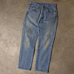 Vintage Carhartt B18-STW Jeans Mens 32x30 Blue Baggy