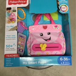 Fisher Price Phrases Song and Sound                        AndLaugh & Learn Smart Purse 