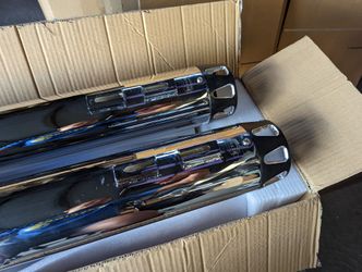 Mutazu 4.5" Mufflers Exhaust Pipes For 2017- Up Harley Touring Motorcycles