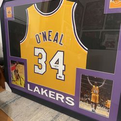 Shaq Framed jersey