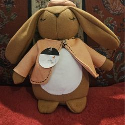 EASTER DEBI LILLY DESIGN BUNNY RABBIT STUFFED WEIGHTED W/TAGS 
