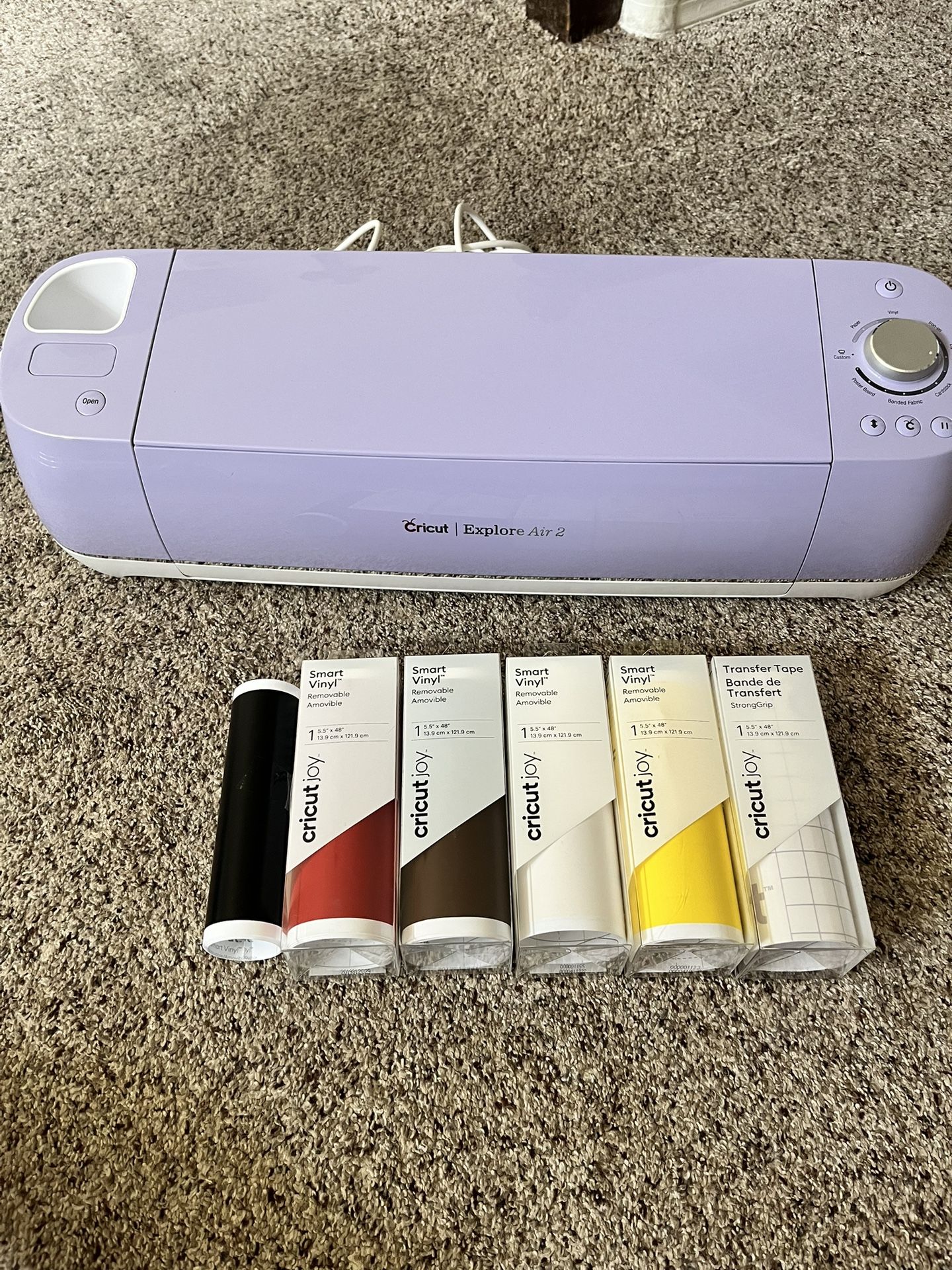 Cricut Explore Air Lilac Purple Bundle Set Arts Crafts DIY