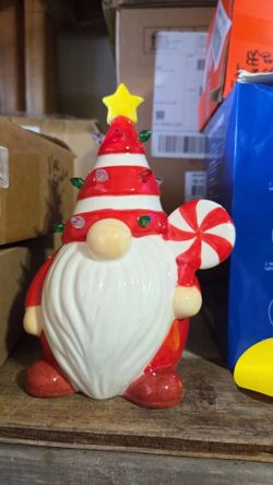 Ceramic alight Up Gnome 2 Available