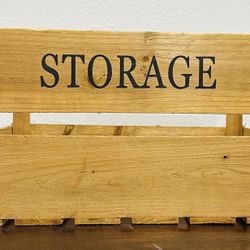 Like New-Decorative Wooden “Storage” Box