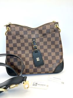 AUTHENTIC LOUIS VUITTON Odeon PM bag (Damier Ébène)