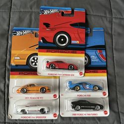 Hotwheels Porsche Set 