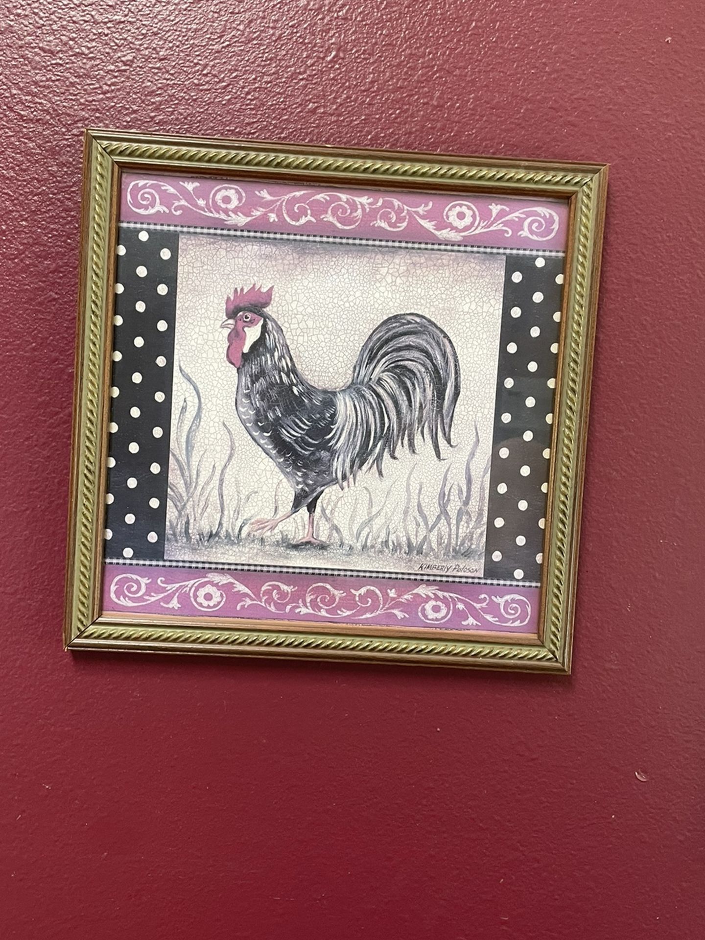 Set Of Chicken Wall Hanging