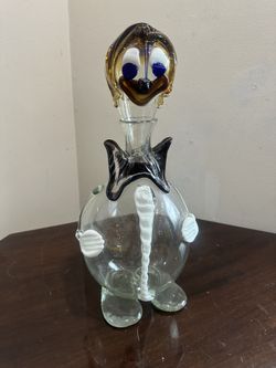 Murano Clown Decanter