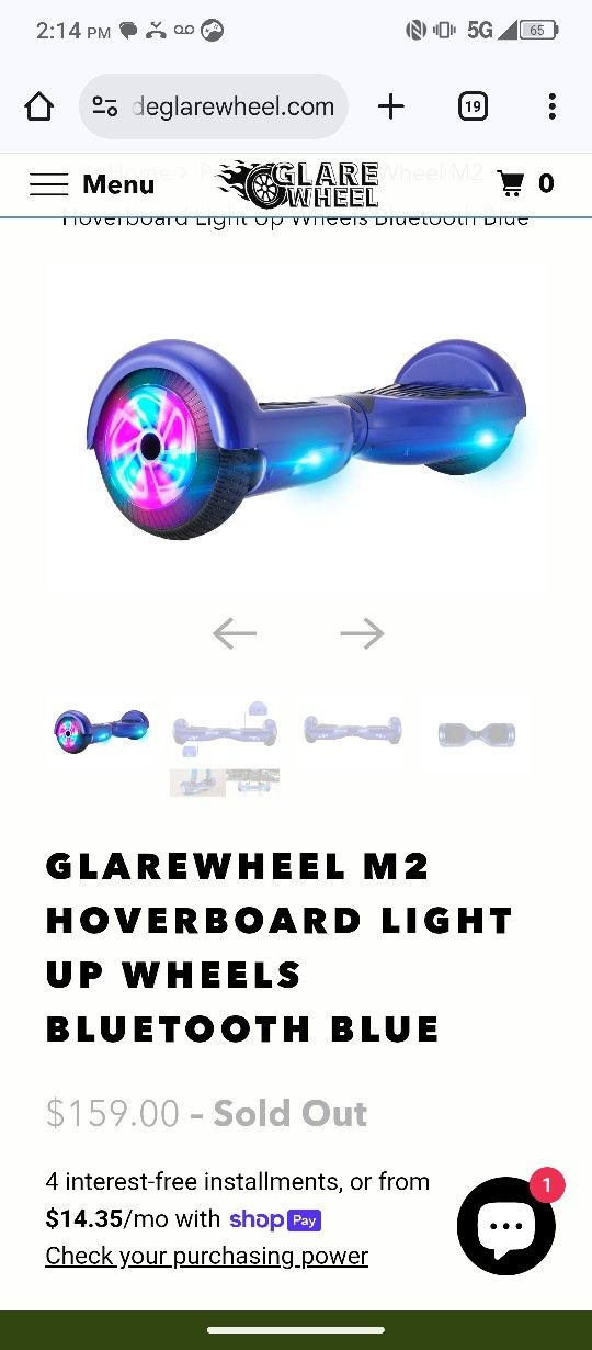 Bluetooth Hoverboard New In Box