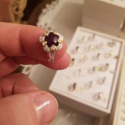 Amethyst Gold Ring BRAND NEW