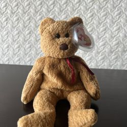 CURLY BEAR 1996 BEANIE BABY! RARE! RETIRED * MULTIPLE TAG ERRORS
