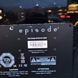 Episode 10 In Active Subwoofer