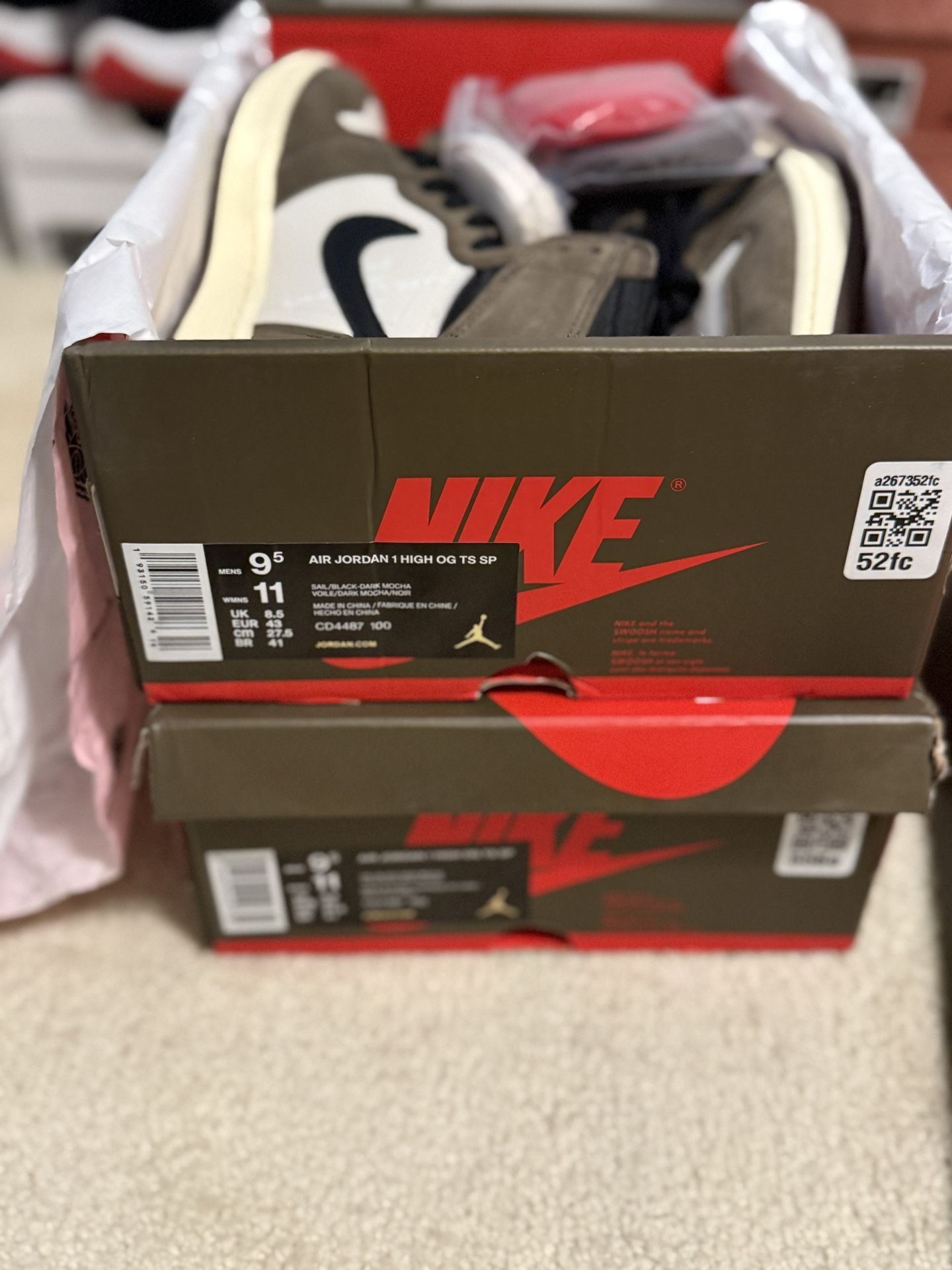 Travis Scott x Air Jordan Retro High OG ‘Mocha’