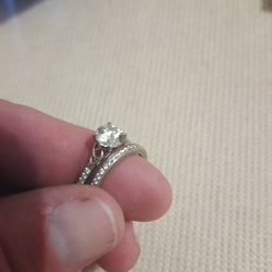 💍 Stunning Moissanite Wedding Set – Size 7 💍