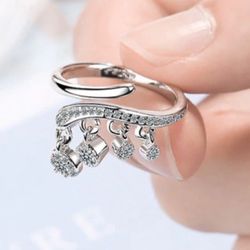 R65 - 925  sterling silver Geometric Ring!