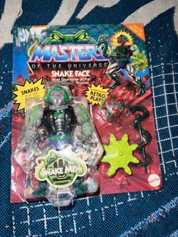 Masters of the Universe Snake Face Action Figure