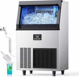 ❤️🔥 Coolake Commercial Ice Maker, 200 Pounds/day