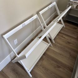 2 UPPAbaby Bassinet Stands – White – Like New