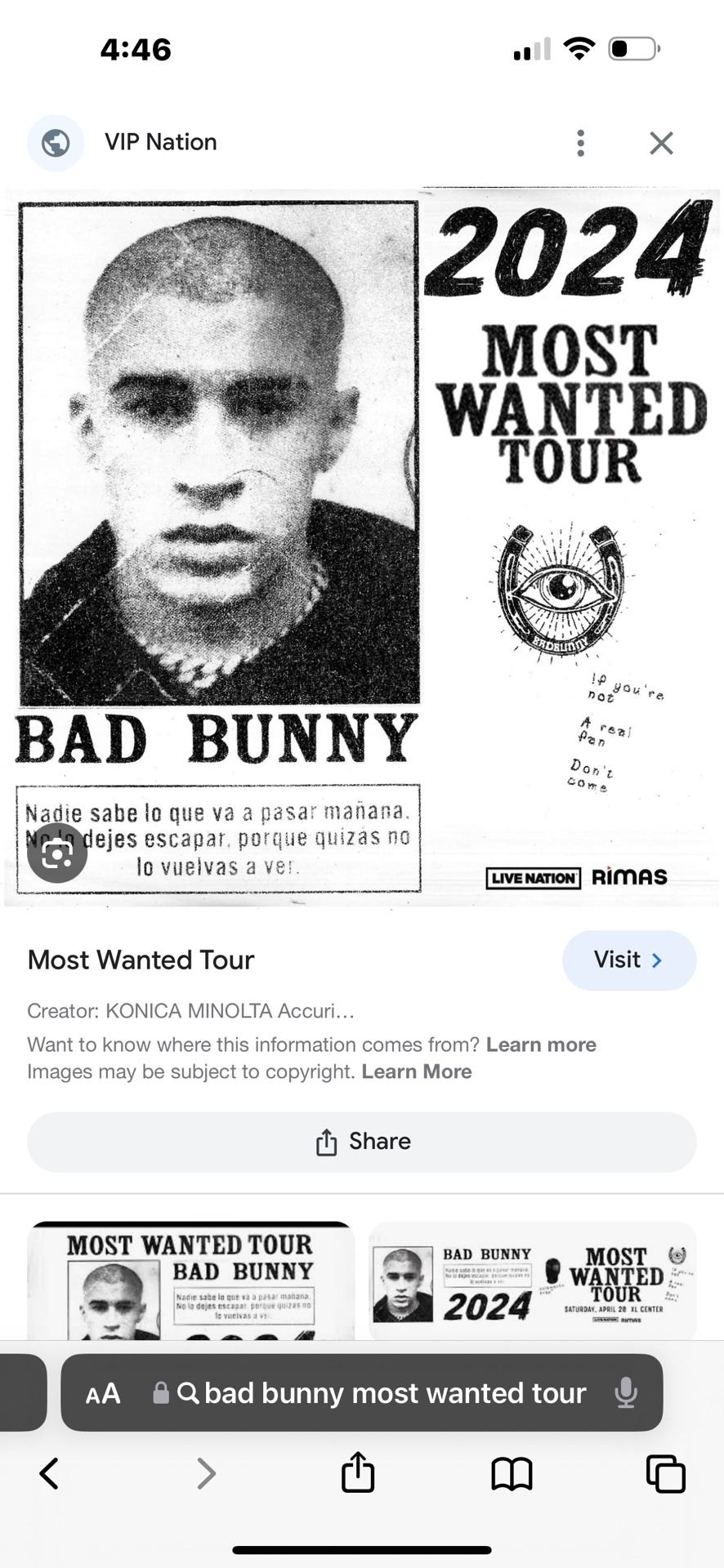 Bad Bunny Most Wanted Tour May 25 2024
