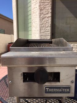 Therma-tek 2ft. industrial gas charbroiler