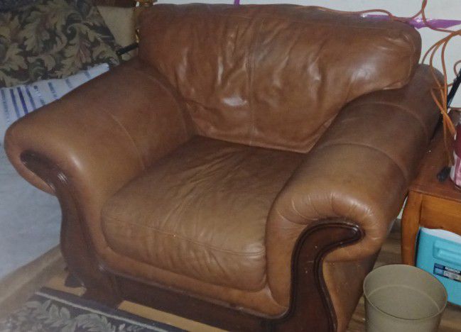 Leather Couches 5 Piece Set 