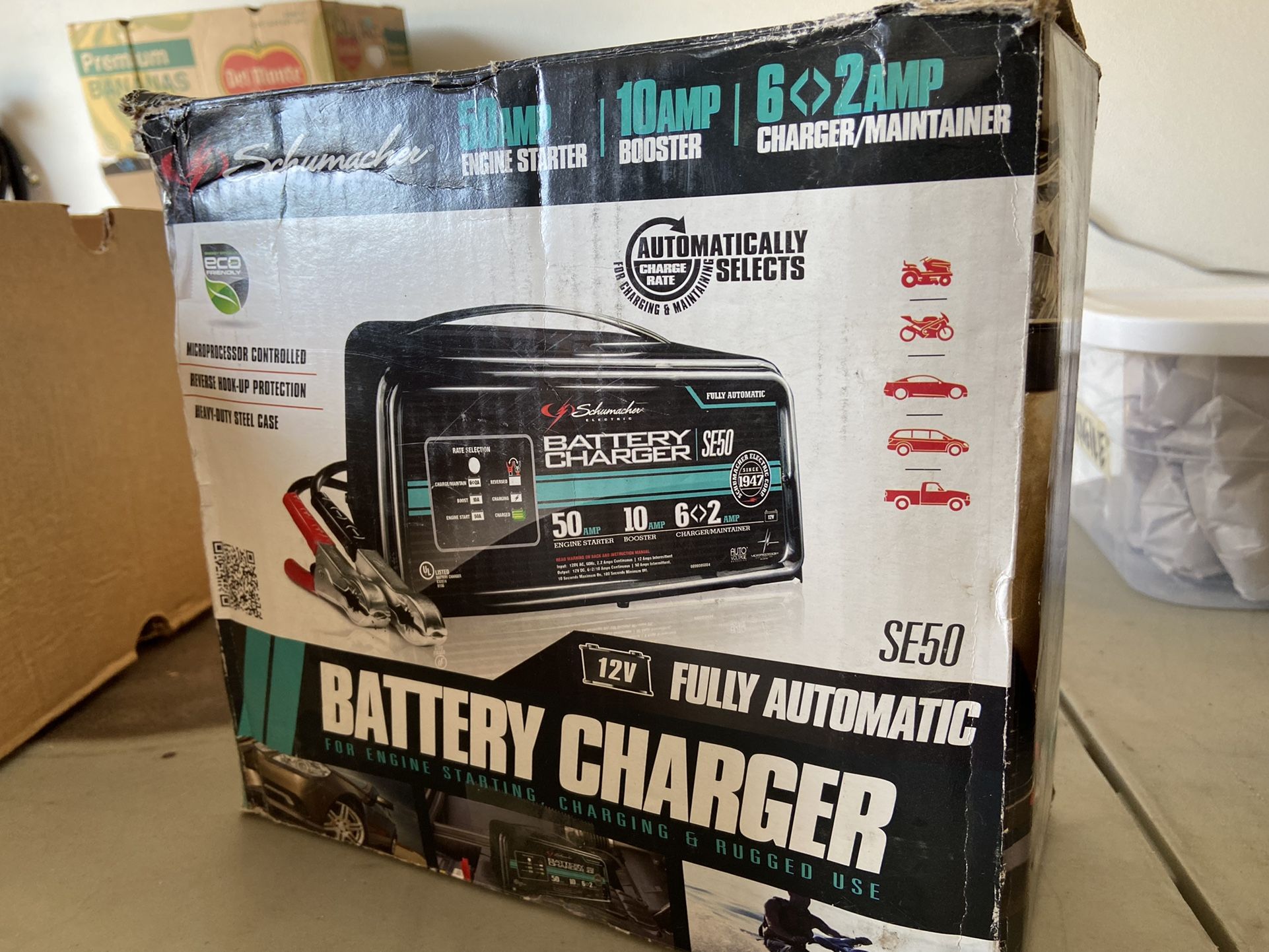 Schumacher SE50 Battery Charger.