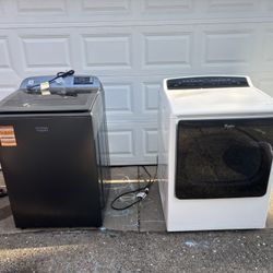 Brand New Washing Machine And Used Dryer