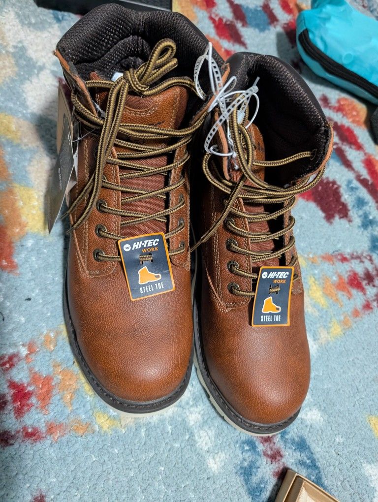 Men Size 13 Steel Toe Boots