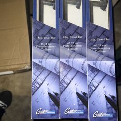 Gatco 4631 Glam 18" Towel Bar - Black