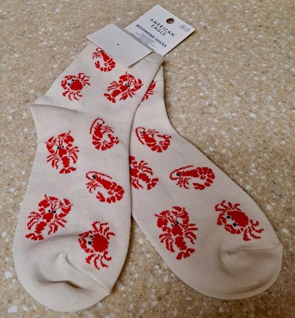 American Eagle Boyfriend Socks, 1 PAIR, One Size