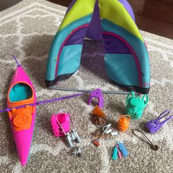 Barbie Team Stacie Summer Camp Playset
