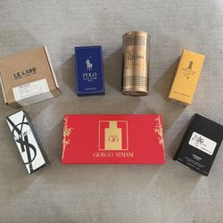 Luxury Colognes - Creed, Armani, YSL, Le Labo