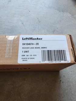 Chamberlain Liftmaster 041D4674-20 Red Learn Button 390 Mhz Security+ Receiver Logic Circuit Board