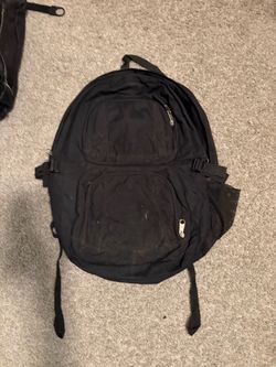 Black Multi-Pocket Backpack Jansport