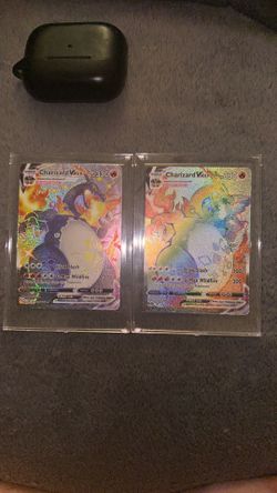 Charizard rainbow and charizard shiny