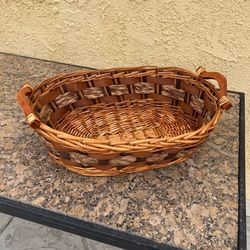 Large Woven Bamboo Basket , $35