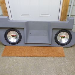 MTX Thunderform DRXP20C-TN (Non-Amplified) Box w/ 10 in. Subs: 1(contact info removed) Dodge Ram Extended Cab